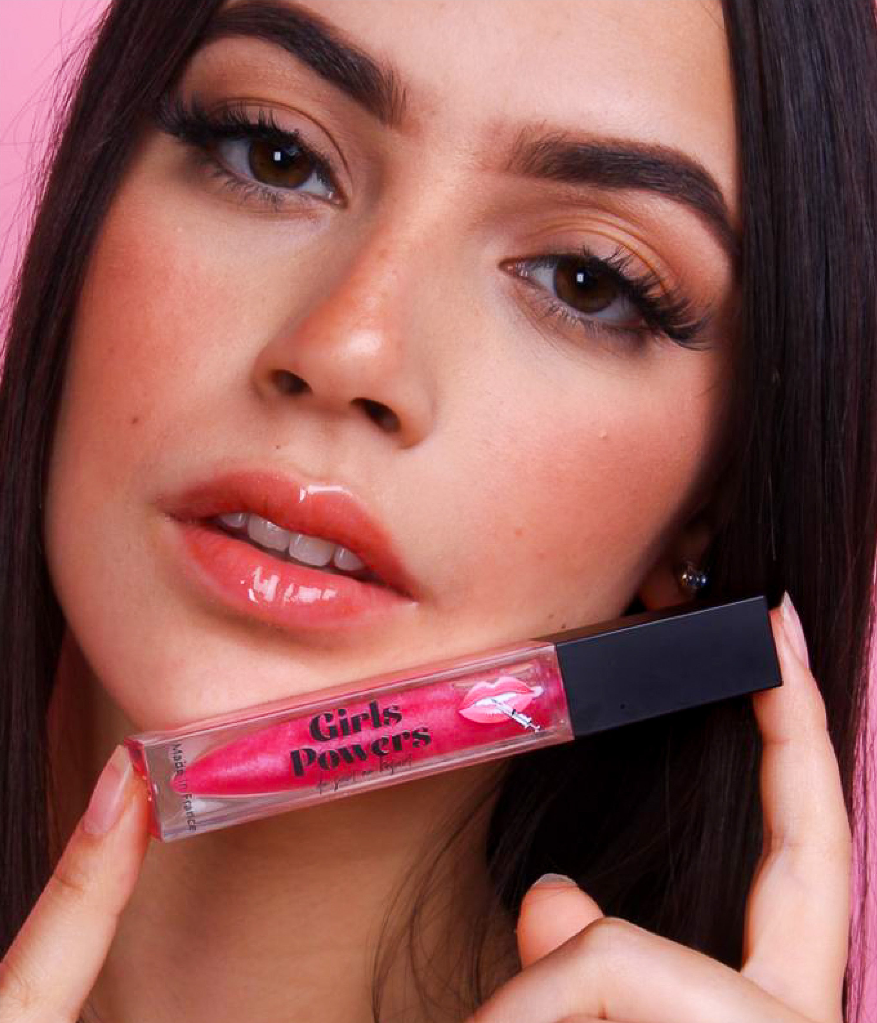 Duo lip gloss Repulpeur EXTRÊME  Rose nude & Transparent